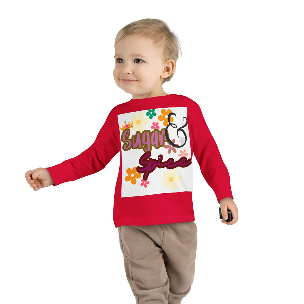 Sugar and Spice Toddler Long Sleeve Top