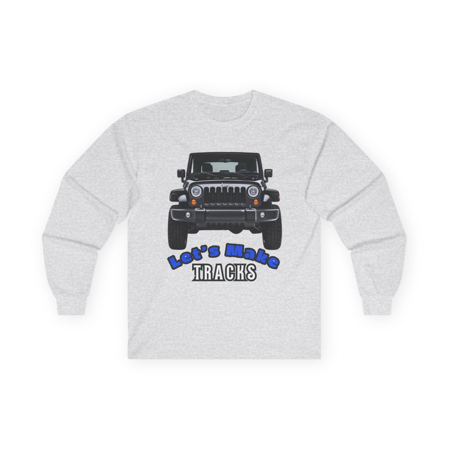 Let’s Make Tracks Ultra Cotton Unisex Long Sleeve Tee
