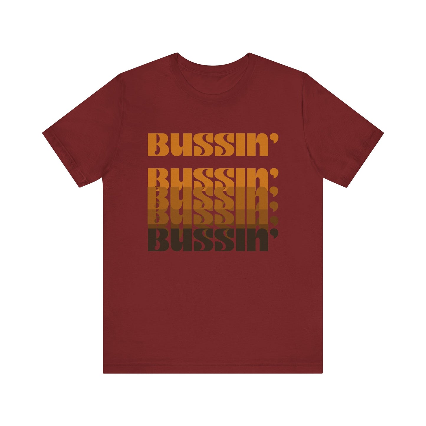 Trendy Unisex Tee with 'Bussin'' Design - Perfect for Casual Outings and Events