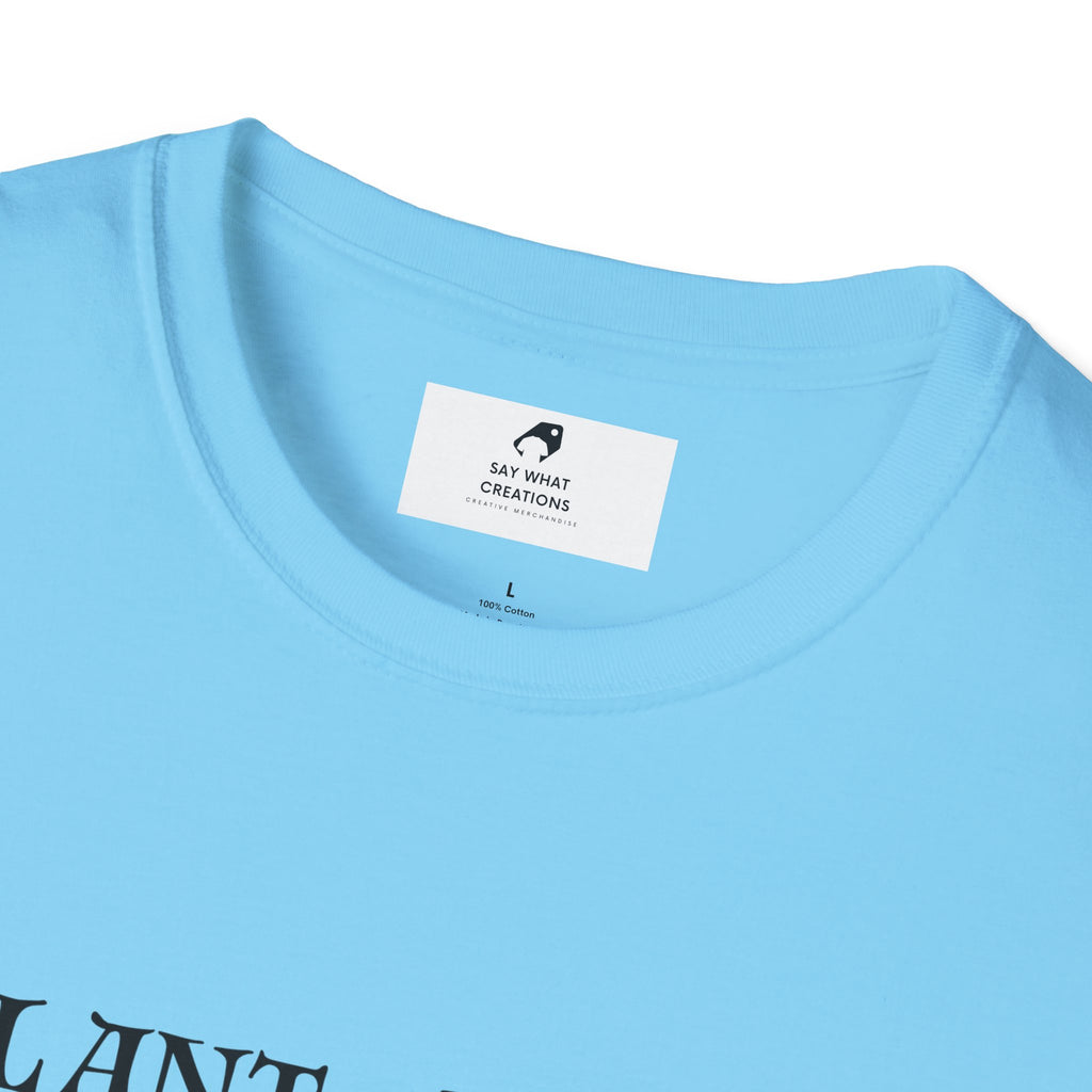 ‘Plant Smiles, Grow Laughter, Harvest Love’ Unisex Softstyle T-Shirt | Inspirational Gardening Tee