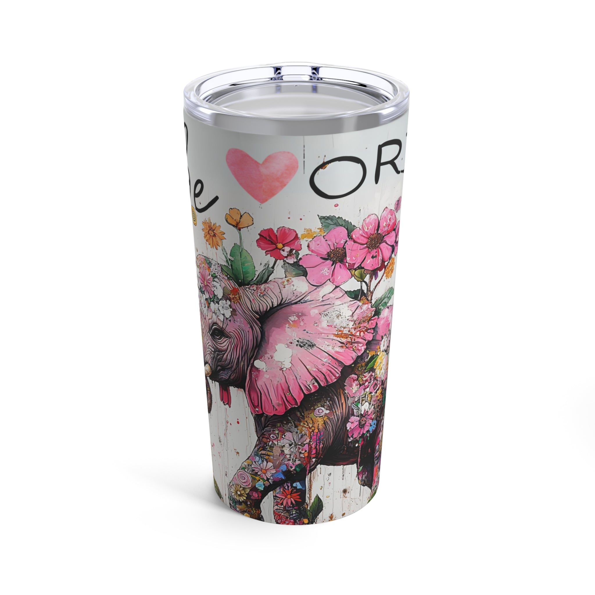 Pink Matcha Elephant Stay Refreshed with Our "Be Original" 20oz Tumbler!