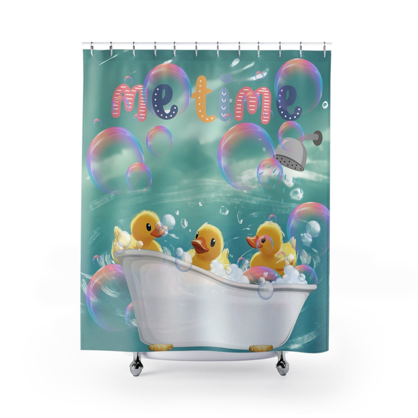 Duck Toy Shower Curtain – Whimsical and Family-Friendly Bathroom Decor